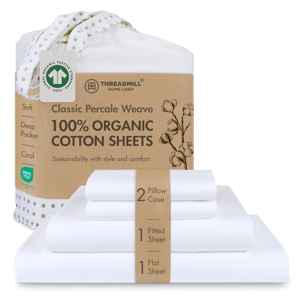 Threadmill 100% Organic Cotton Sheets