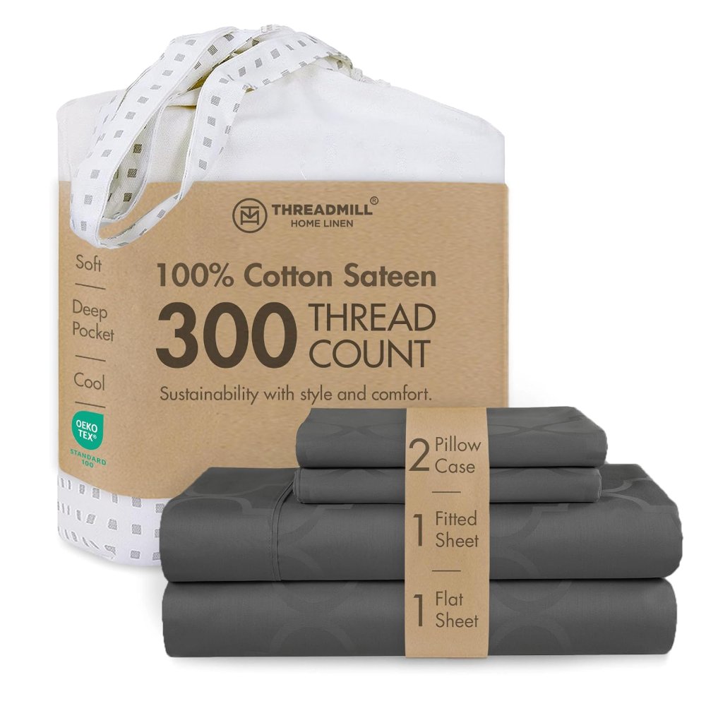 Threadmill Cotton Full Size Sheet Set