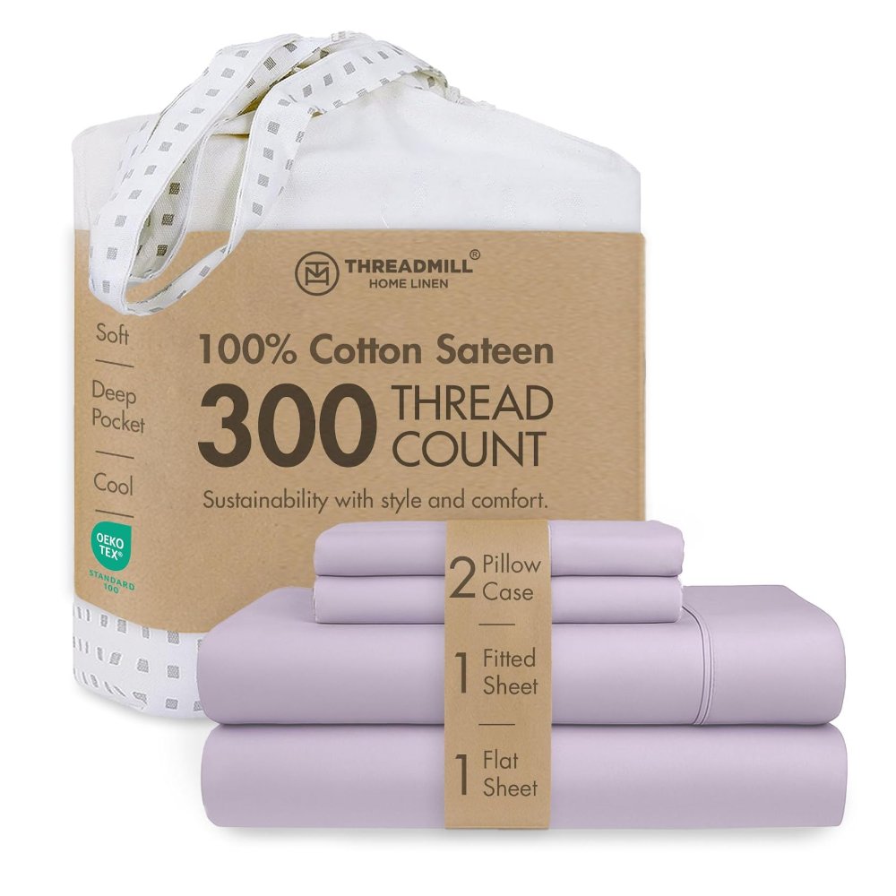 Threadmill Cotton Queen Sheet Set