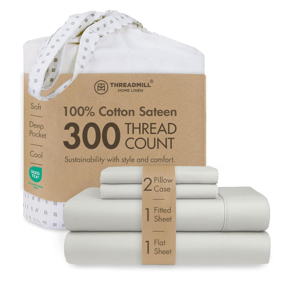 Threadmill Cotton Queen Sheet Set