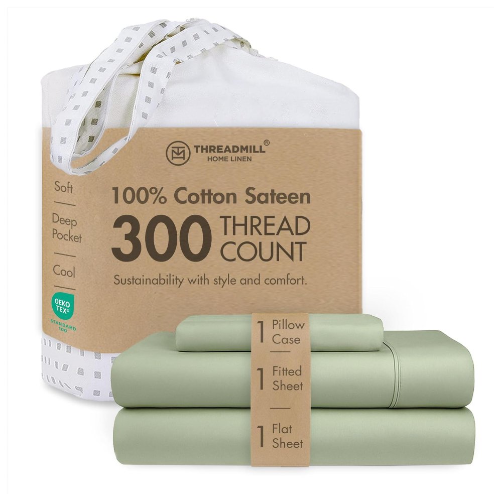 Threadmill Cotton Twin XL Sheet Set